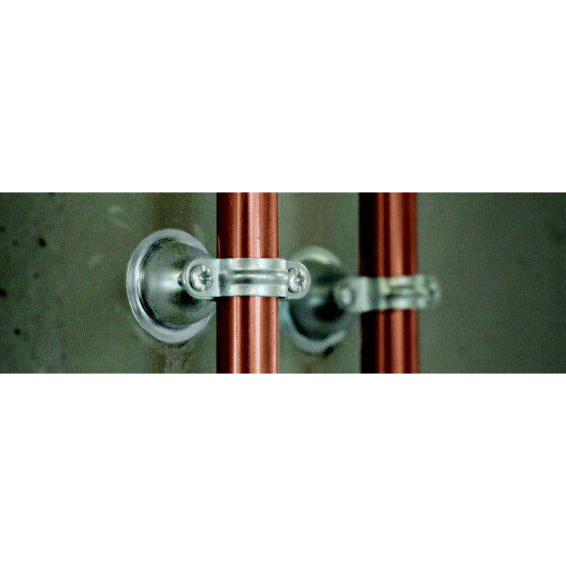 100 Colliers De Plomberie Atlas Diam 12 Mm M7x150 Isophonique Simple C