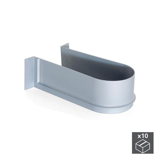  10 Courbes Sous-éviers 3051621 En Plastique Gris