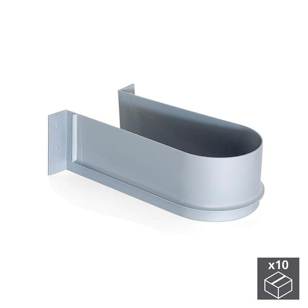  10 Courbes Sous-éviers 3051621 En Plastique Gris