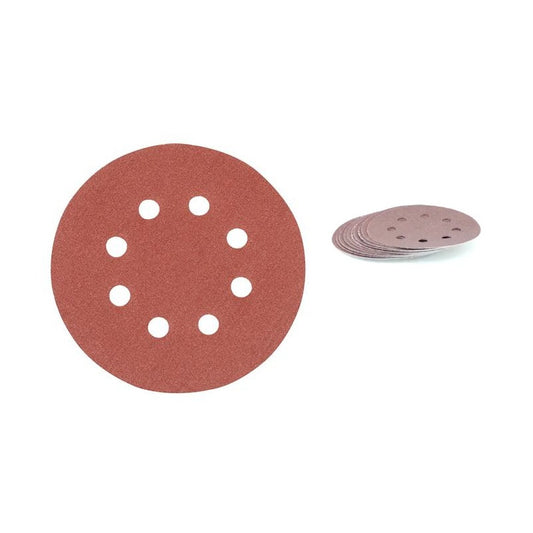 Silverline 10 Disques Abrasifs Perforés Auto-agrippants 125 Mm Grain 120