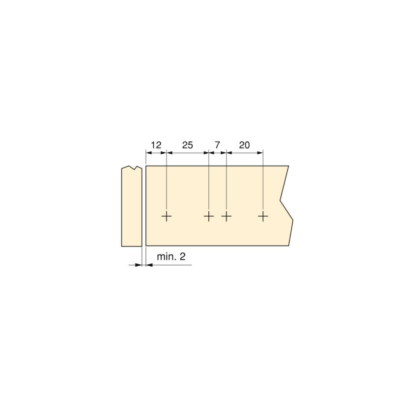  Emuca - Lot De 10 Ferme-portes Push Lite à Visser Sur L'armoire 80mm Plastique Gris - 1900421
