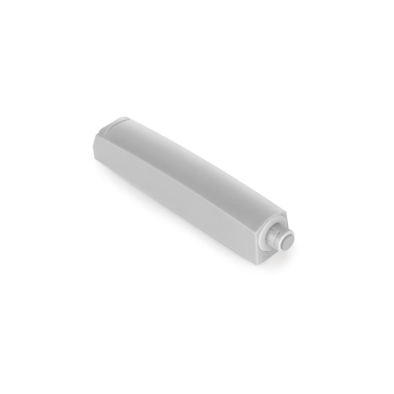  Emuca - Lot De 10 Ferme-portes Push Lite à Visser Sur L'armoire 80mm Plastique Gris - 1900421