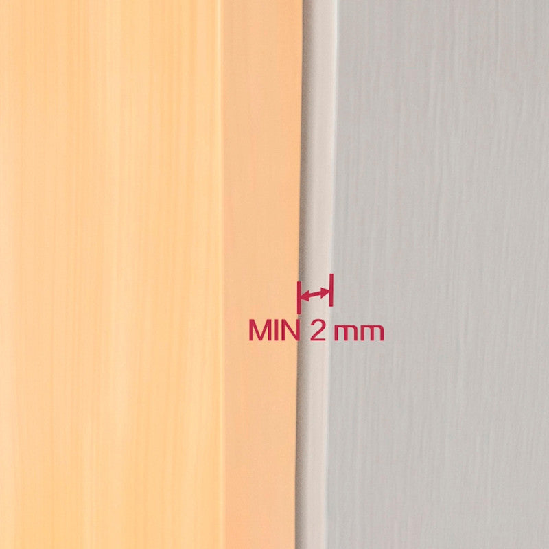  Emuca - Lot De 10 Ferme-portes Push Lite à Visser Sur L'armoire 80mm Plastique Gris - 1900421