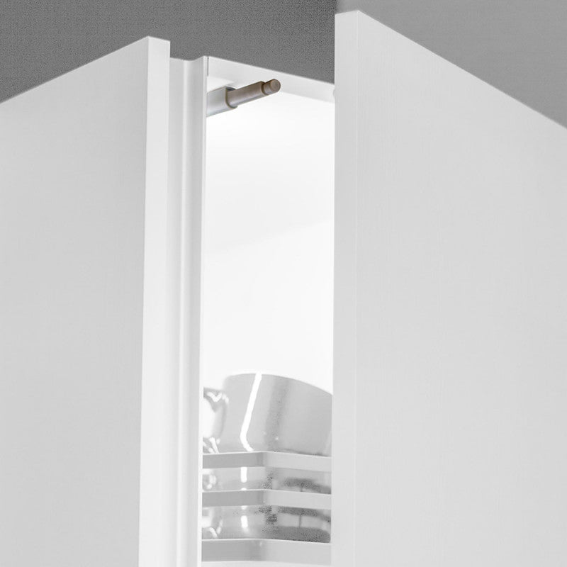  10 Fermeture Push Pour Portes, Plastique, Gris