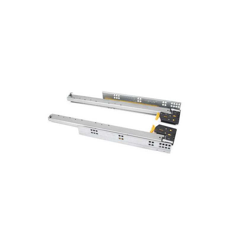  10 Paires De Coulisses Emuca Silver Profondeur 540mm Acier Zingué