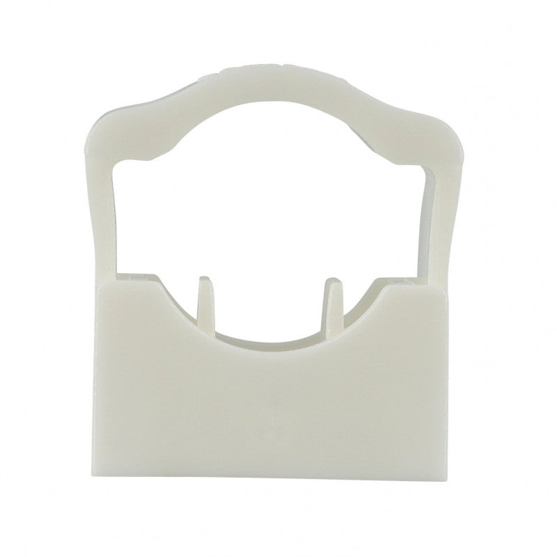  100 Colliers De Fixation Nicoll COLLCLIP® En PVC Blanc