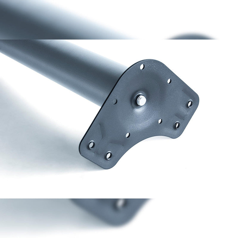  4 Pieds Pour Table D 60 Mm Réglable 830 850 Mm Acier Nickel Satiné