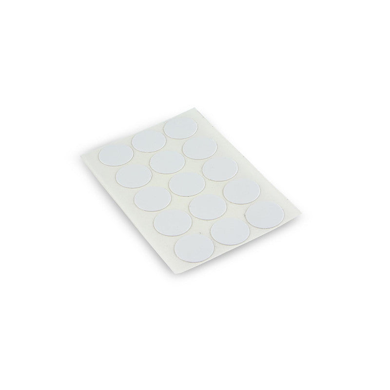  900 Pastilles Cache-vis, Adhésive, D. 20 Mm, Blanc