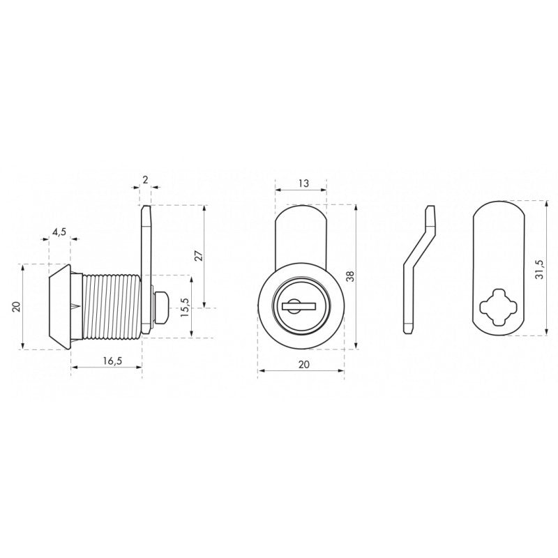  Batteuse 175 Mm Came Plate Came Coudée Pour ép1 à 135 Mm Maxi 917936