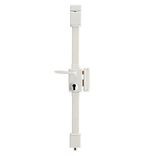  Boîtier De Serrure BELUGA CP Blanche à Tirage 75 X 130 Mm Gauche