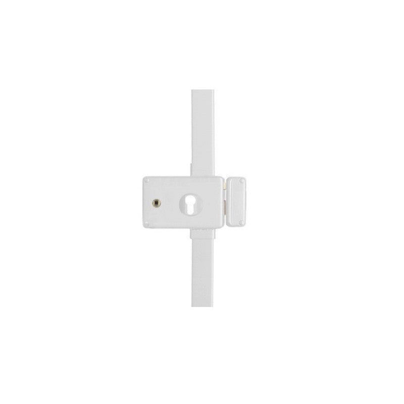 Boîtier De Serrure Blanc à Fouillot 140 X 88 Mm Gauche HORGA