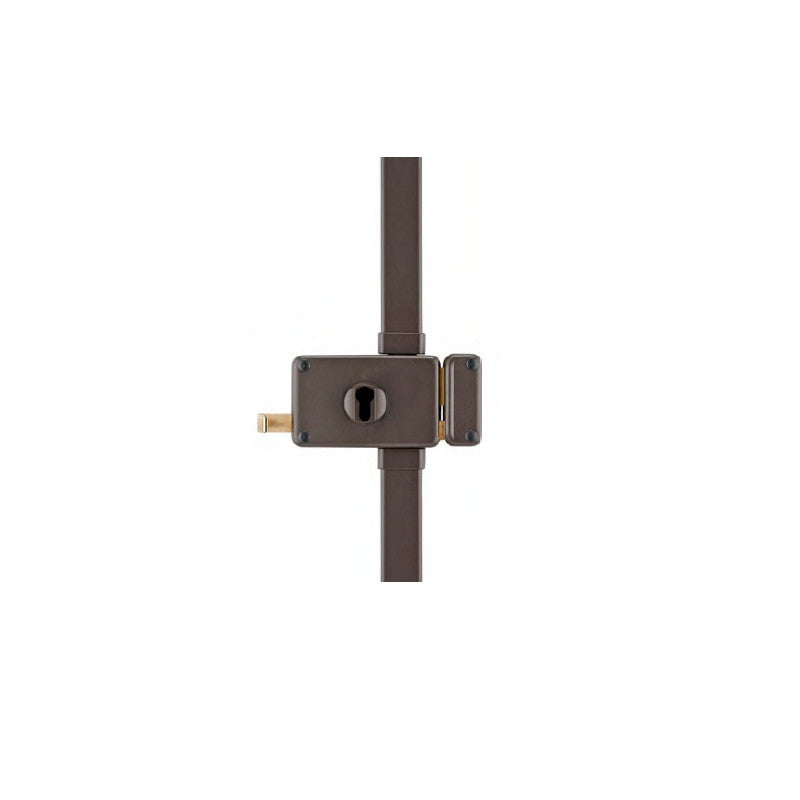  Boîtier De Serrure Marron à Fouillot 140 X 88 Mm Gauche HORGA