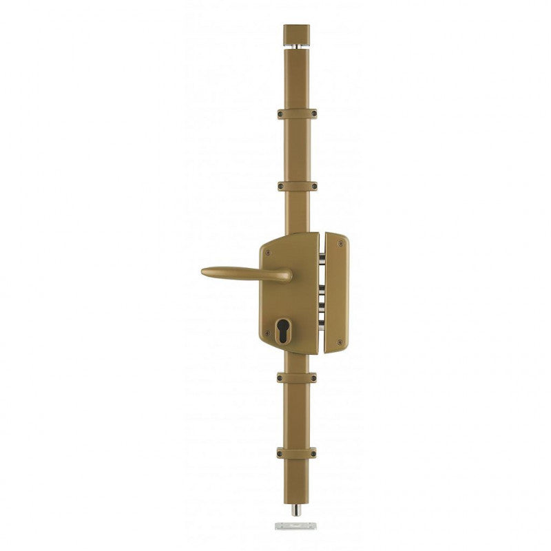  Boîtier De Serrure Thirard Melissa 85x174mm En Applique Droite Bronze