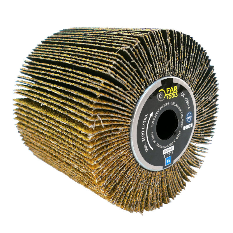  Brosse à Lamelles Abrasives Fartools A36 Pour Poncer Surfaces Planes