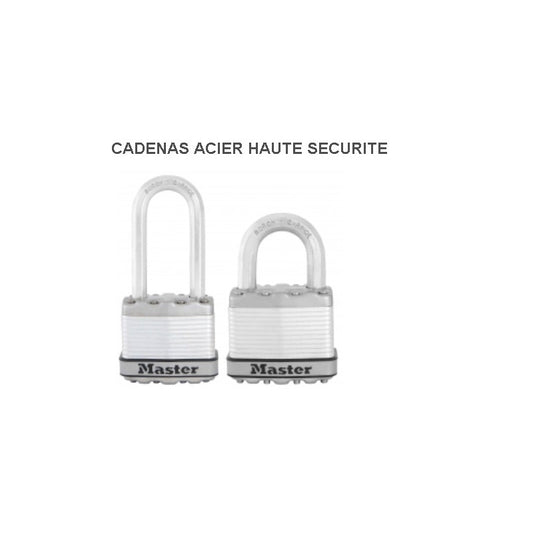 Cadenas Acier Haute Sécurité 45mm MasterLock