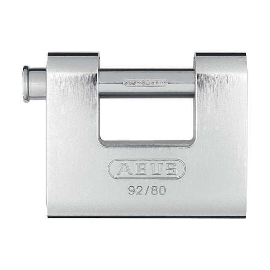 Abus Cadenas Blindé 92/80 Monobloc 80mm Avec 2 Clés