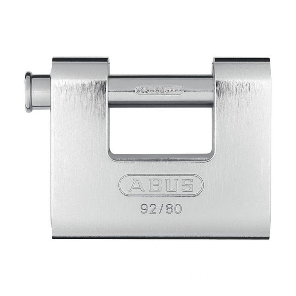 Abus Cadenas Blindé 92/80 Monobloc 80mm Avec 2 Clés