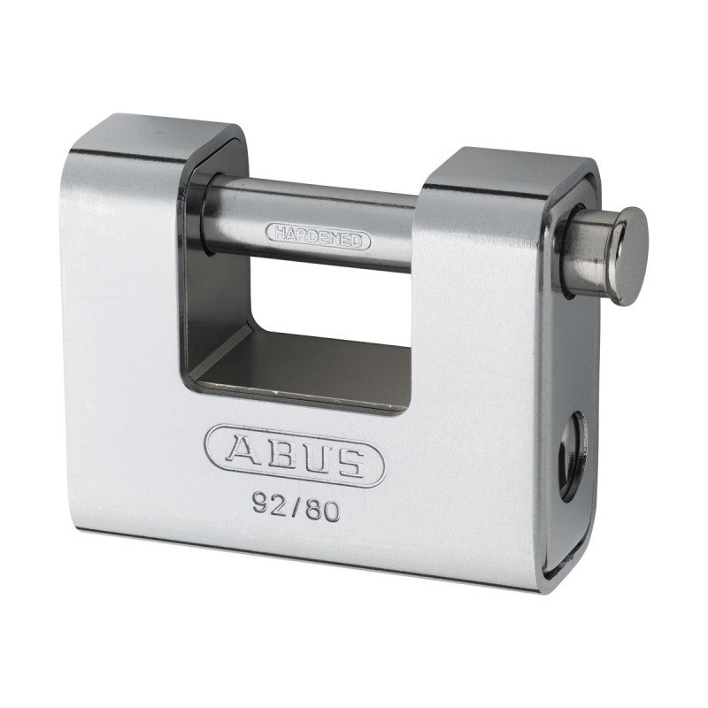 Abus Cadenas Blindé 92/80 Monobloc 80mm Avec 2 Clés