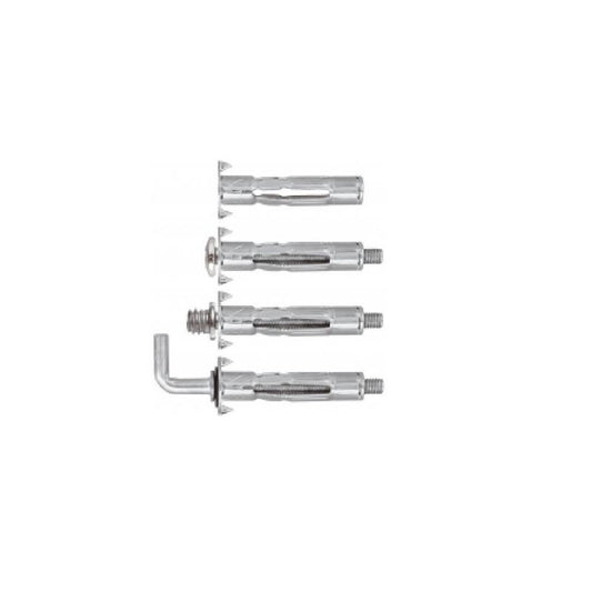  Chevilles Métalliques PLAC Avec Vis Philips Cloisons Creuses M5 X 52 M
