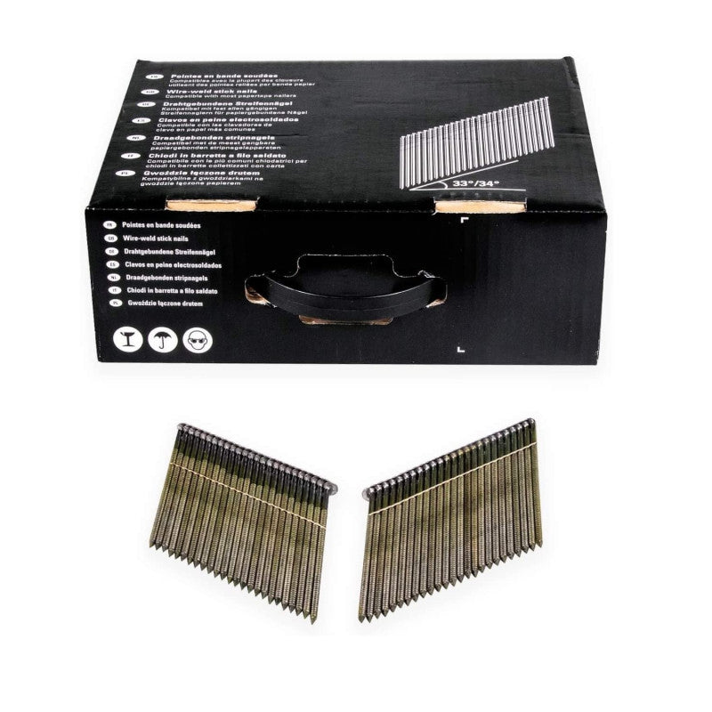  Clous Bande Métal Dnw28r50e 33° Brillant 50mm DeWalt