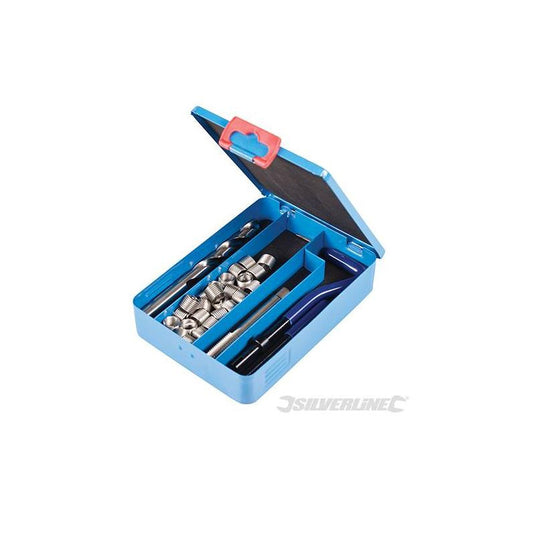 Silverline Coffret De Réparation Des Taraudages De Type Helicoil M10 X 15 Mm 4895