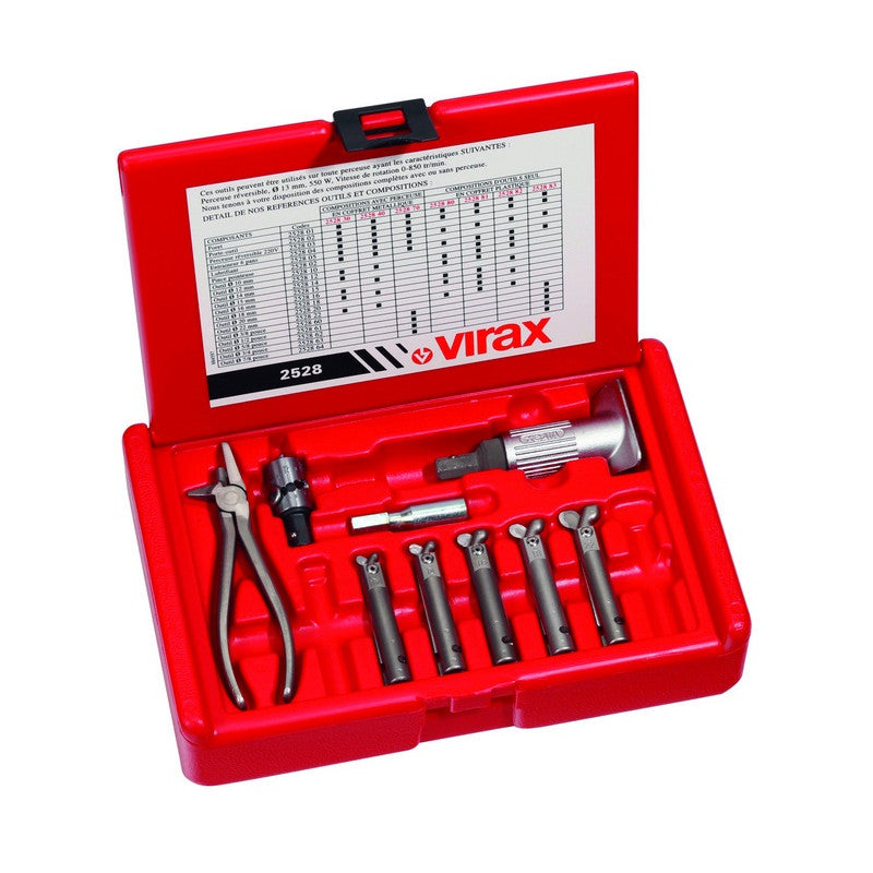  Coffret Piquage Extrudax Perceuse Réversible 701W 230V 12 14 16 18 22m