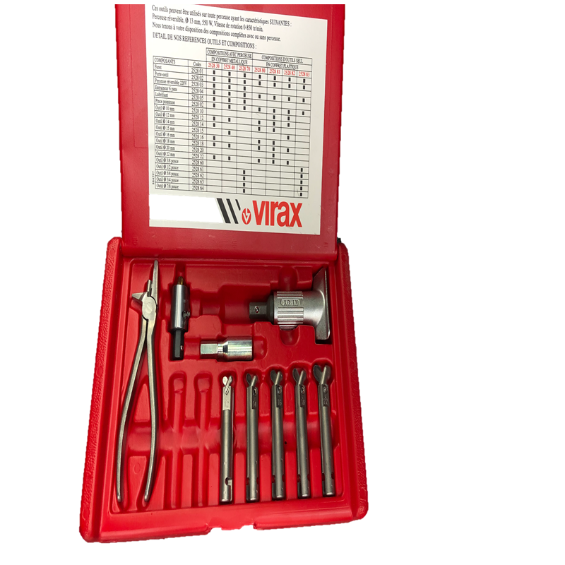  Coffret Piquage Extrudax Sans Perceuse Diam 12 14 16 18 22 Mm 252880