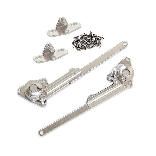  Compas Pour Portes à Abattant 20-70kgxcm Nickelé 1275707 Emuca