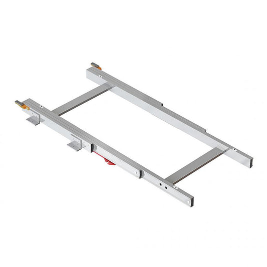  Coulisses Pour Table Coulissante Emuca Twice Top Anodisé Mat Alu