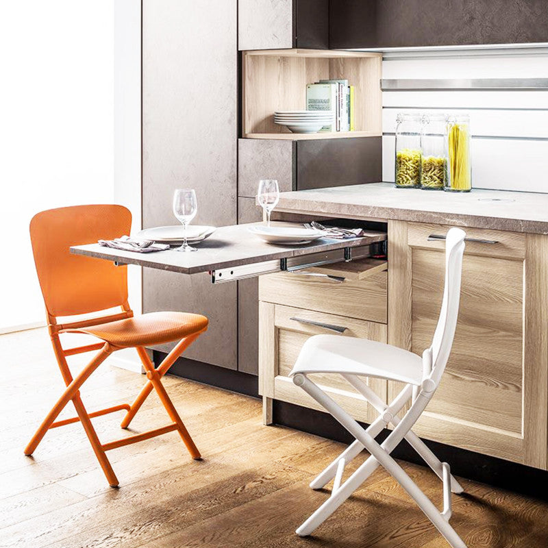  Coulisses Pour Table Escamotable Emuca Lunch Inox Brossé Alu
