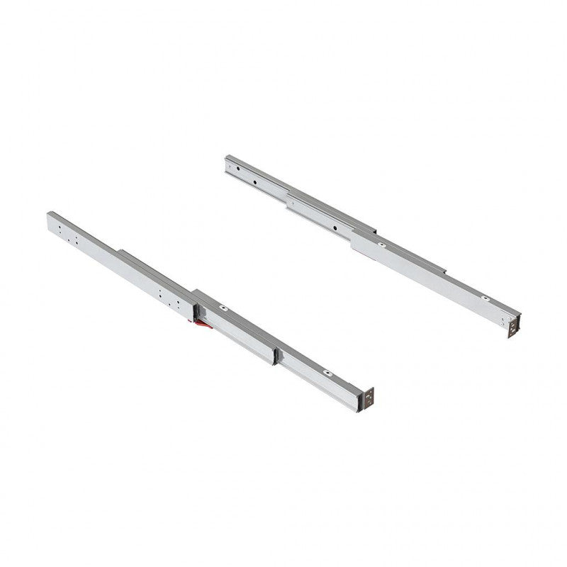  Emuca - Coulisses Pour Table à Rallonge Shot 450-1200mm Charge 80kg En Inox Brossé - 2045069