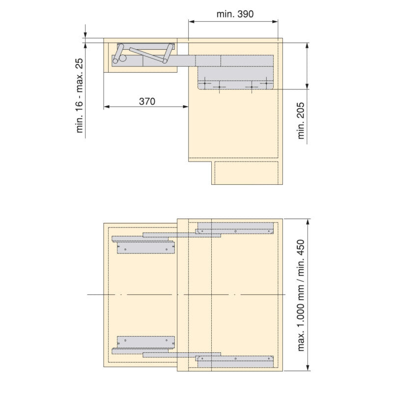  Coulisses Table à Rallonge Et Relevable Emuca Oplà Folding+39 Alu