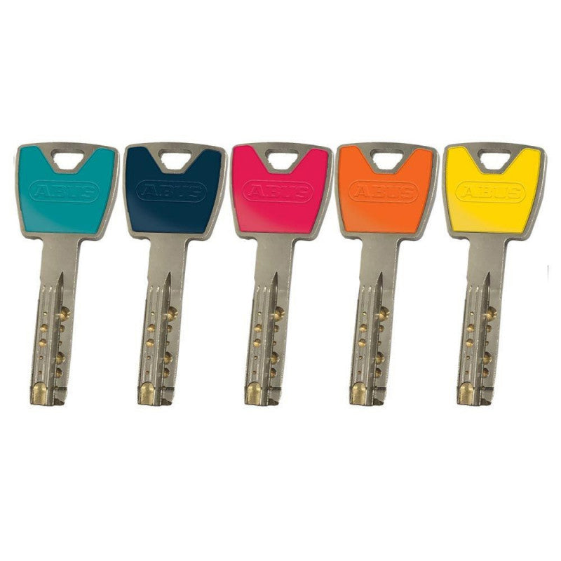Abus Demi-cylindre P12RPS 30x10mm Alu Avec 5 Clés Couleurs Réversibles