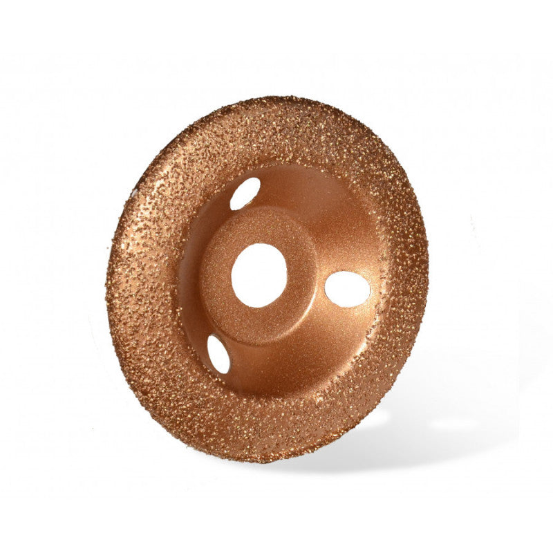 EDMA Disque Abrasif 125 Mm Bombé Grain Fin 36 92755