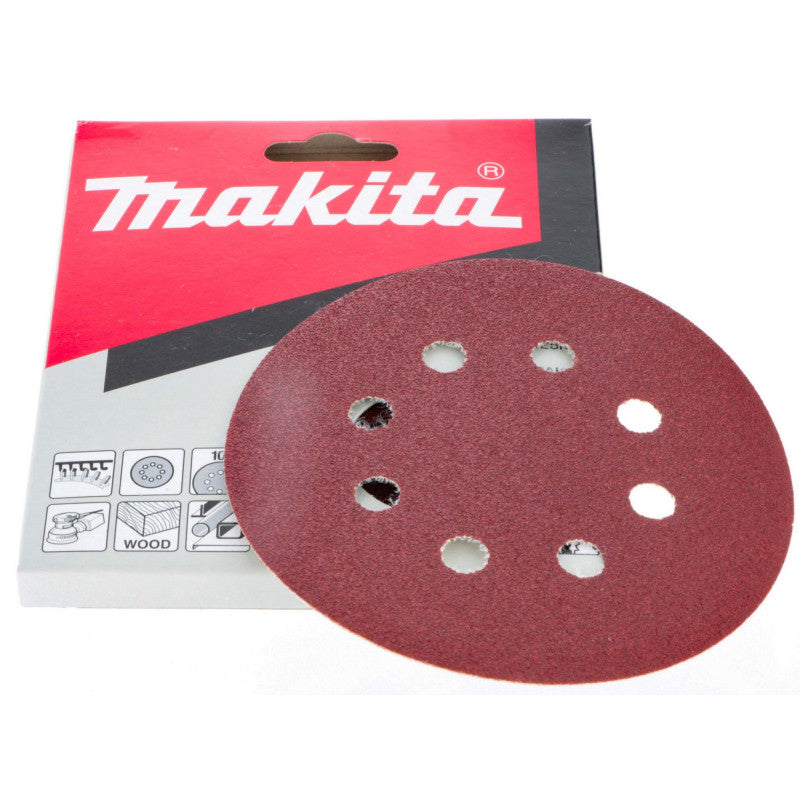 Makita Disque Abrasif 125 Mm Et 8 Trous Grain : 120