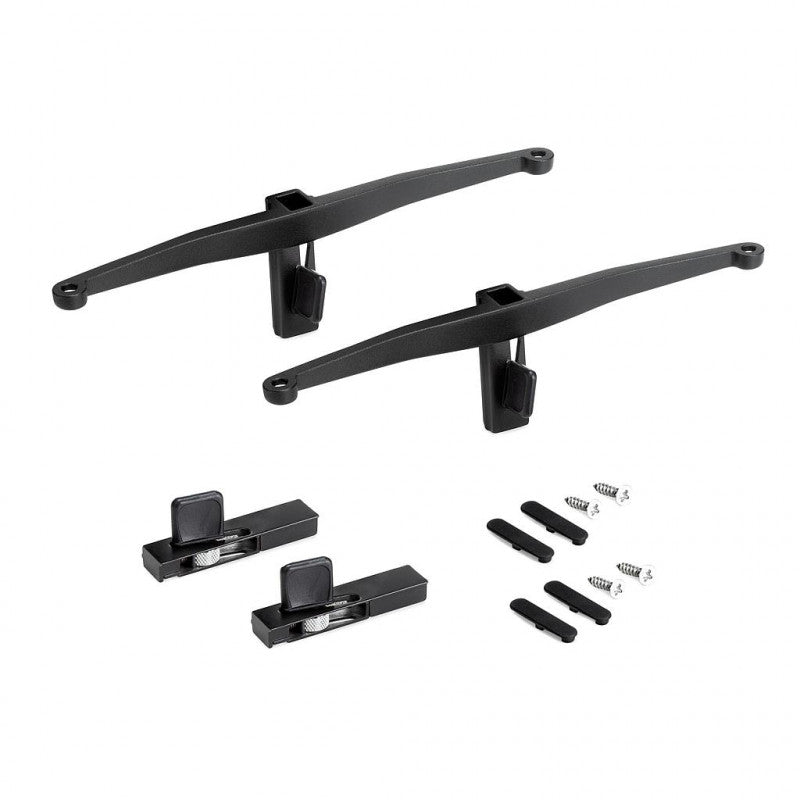  Jeu De Supports Zero En Zamak Noir Texturé 7021354 Emuca