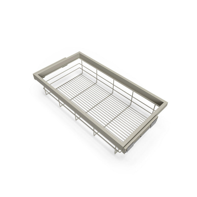  Kit De Panier à Fils Emuca Avec Glissières 900mm Gris Pierre