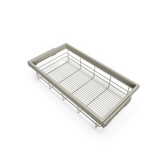  Kit De Panier à Fils Emuca Avec Glissières 900mm Gris Pierre