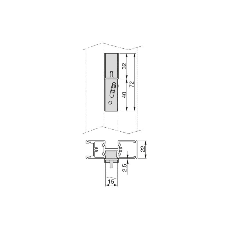  Kit De Supports Emuca Zero Pour étagère En Bois Et Tringle Gris Pierre