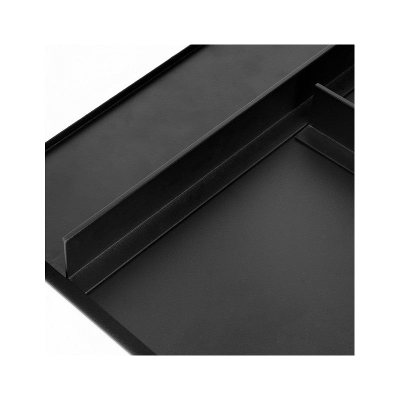  Kit Plateaux Emuca Avec 2 Paniers Pour Armoires 800mm Noir Texturé