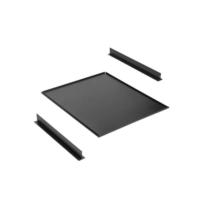  Kit Plateaux Emuca Avec 3 Paniers Pour Armoires 900mm Noir Texturé