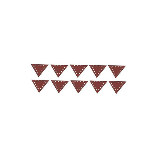 Scheppach Lot De 10 Papiers Abrasifs Triangulaire Grain 120