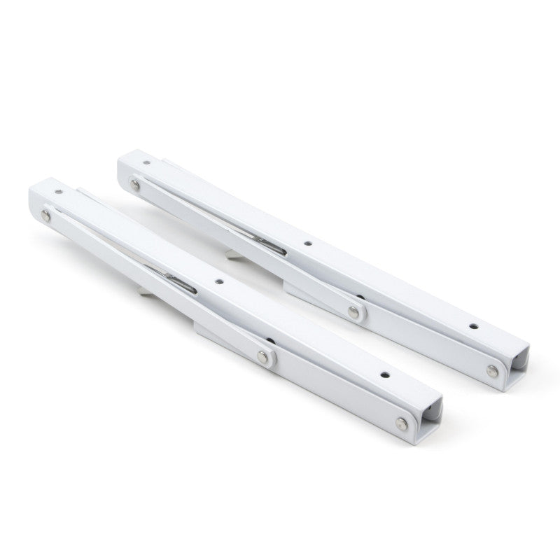  Emuca - Lot De Supports D'étagères Pliables 200mm Acier Blanc - 4014012