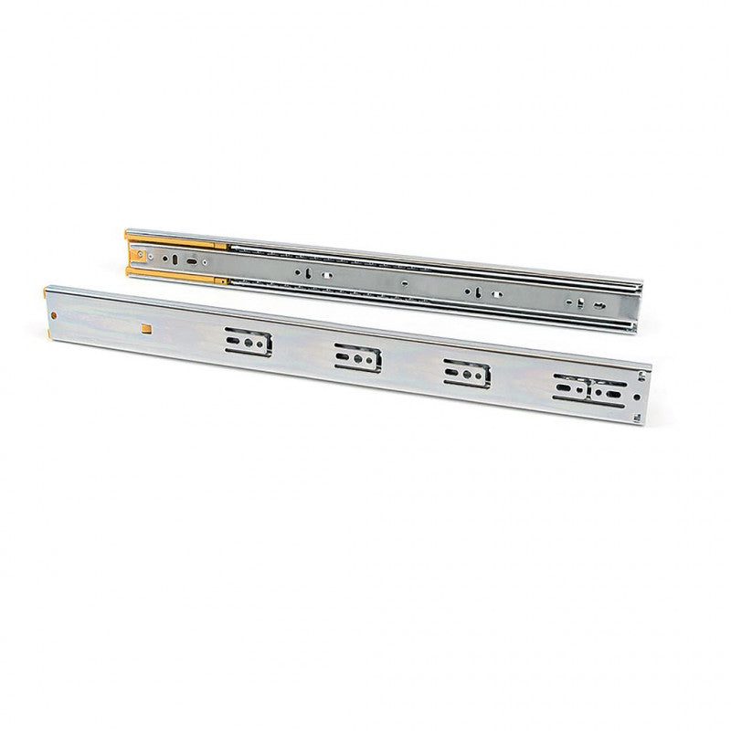  Paire Coulisses Tiroirs Billes 45x300mm Sortie Totale Fermeture Amorti