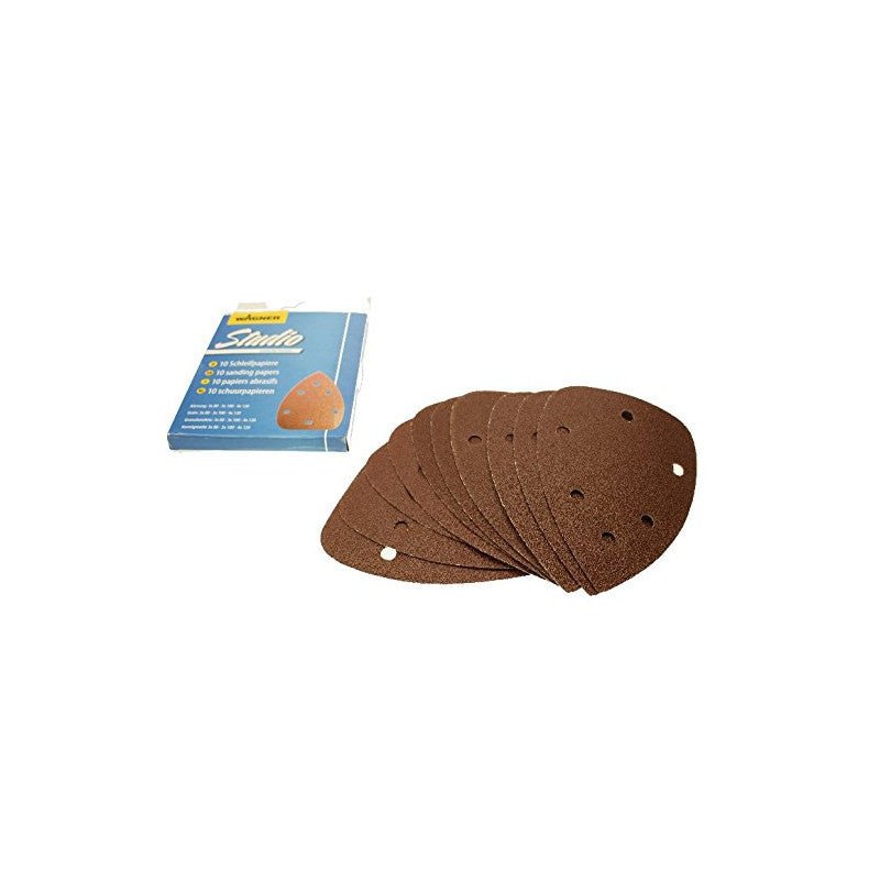 Wagner Papiers Abrasifs Pour Ponceuse Studio Grain 3x80 / 3x100 / 4x120