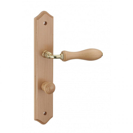  Poignée De Porte Intérieure THEMIS à Condamnation Brut Bois Naturel 90