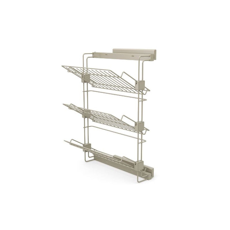  Porte-chaussures Emuca Pour Placards Et Dressing Hack Côté Droite Gris