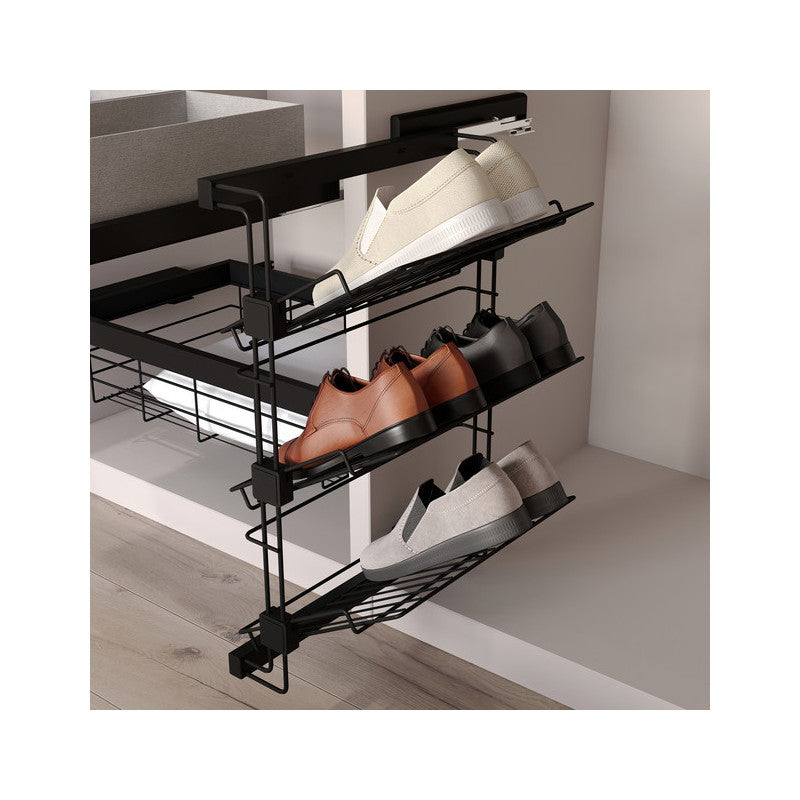  Porte-chaussures Latéral Emuca Pour Placards Et Dressing Hack Gauche