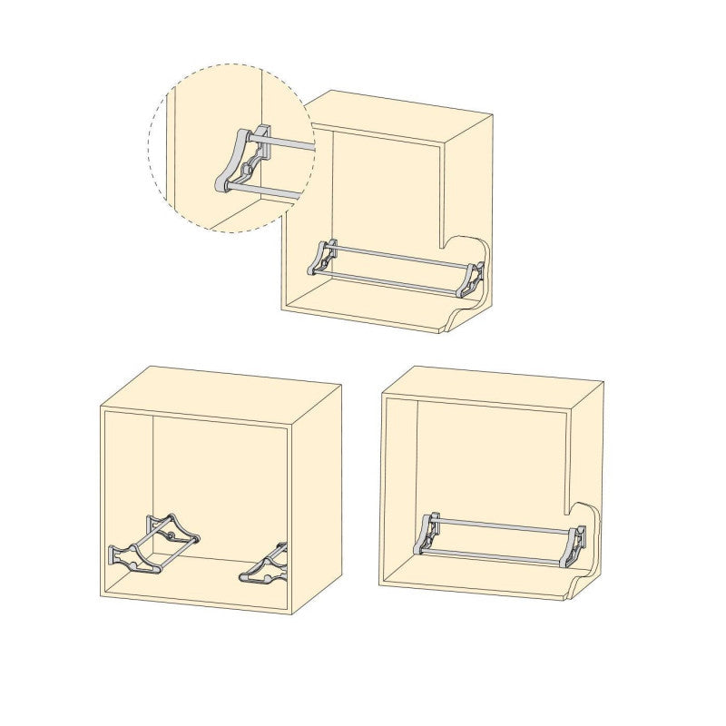  Range-chaussures Self 6211225 Pour Intérieur D'armoire