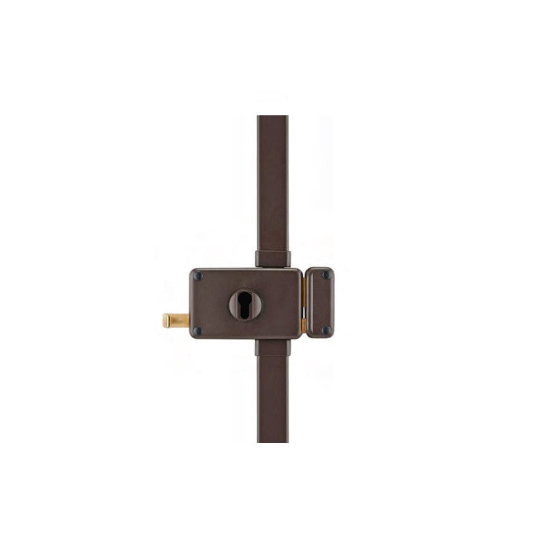 Serrure 3 Points HORGA CP TRANSIT 2 à Fouillot 140 X 88 Mm Marron Droi
